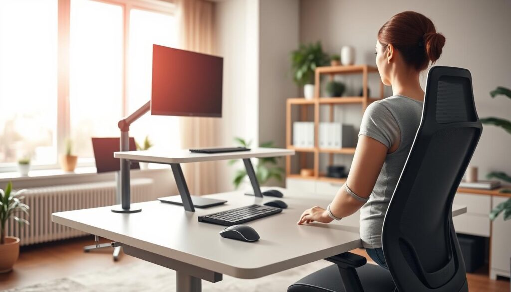 ergonomic design in home office