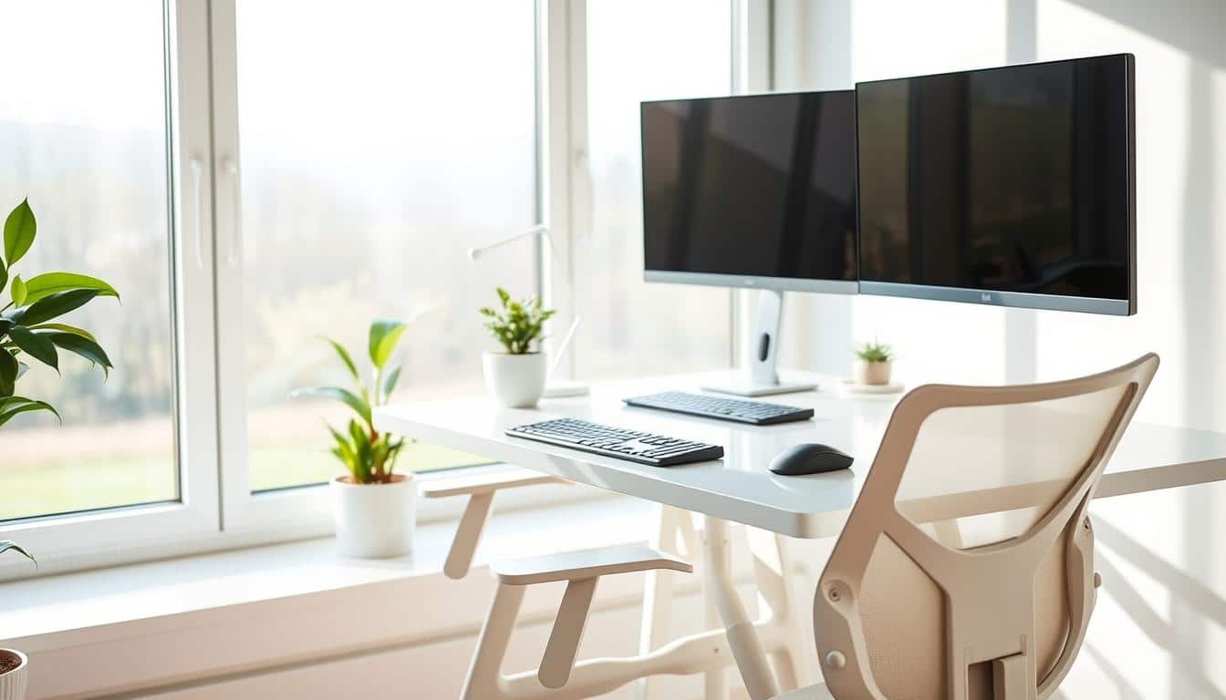 ergonomic remote work setup