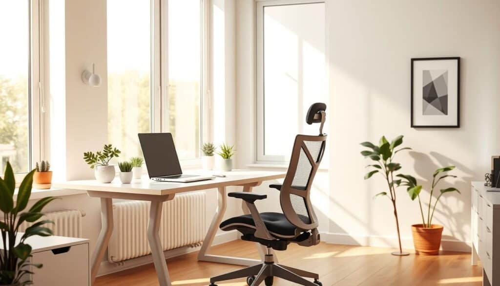 ergonomic workspace
