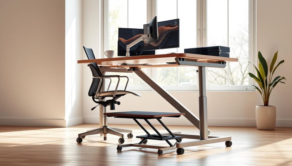 ergonomic workspace