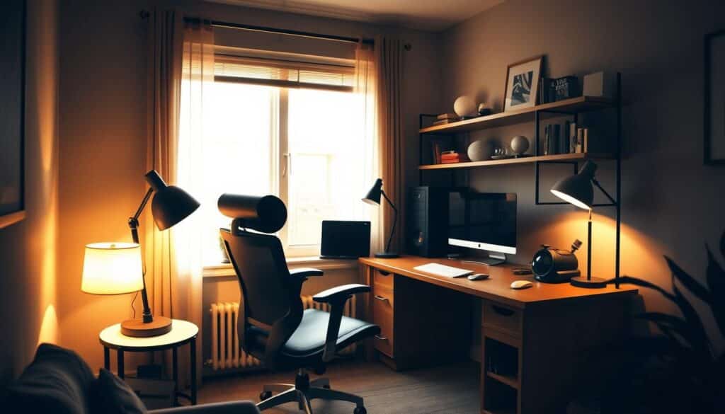 importance of lighting in a home office setup