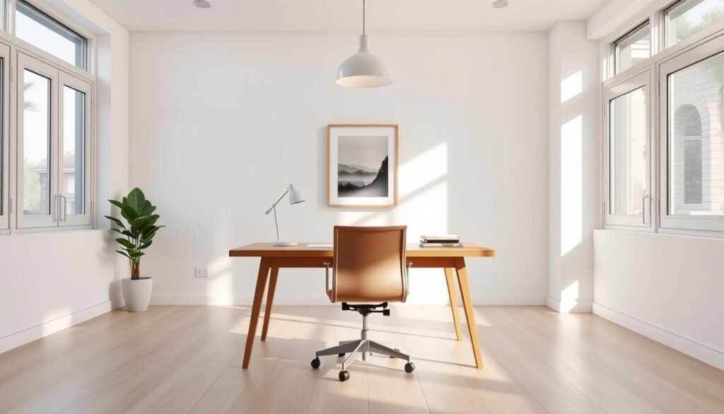 minimalist home office