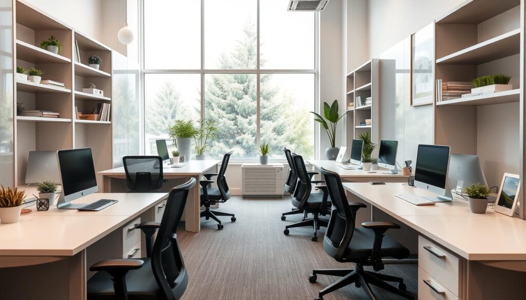 compact work areas