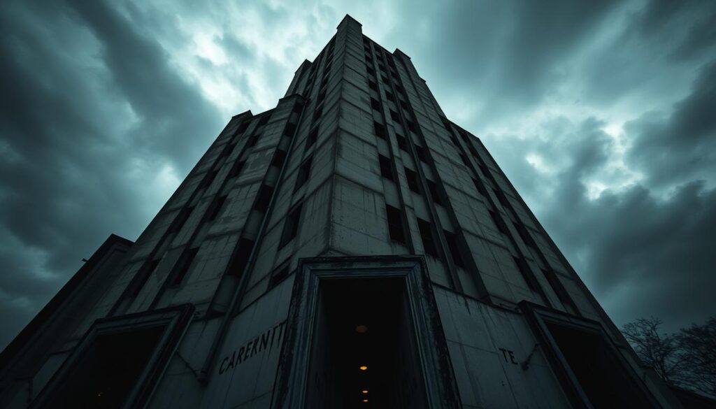 Brutalism in horror genre