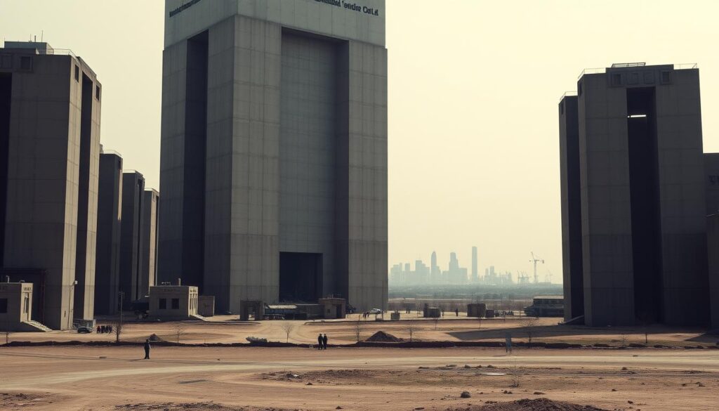 Brutalist architecture and concrete buildings