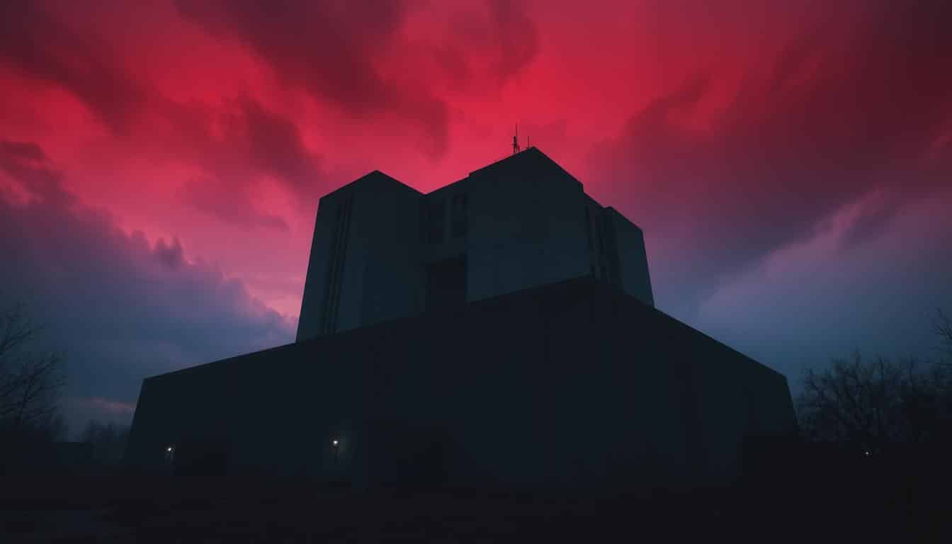 Brutalist architecture in horror gaming