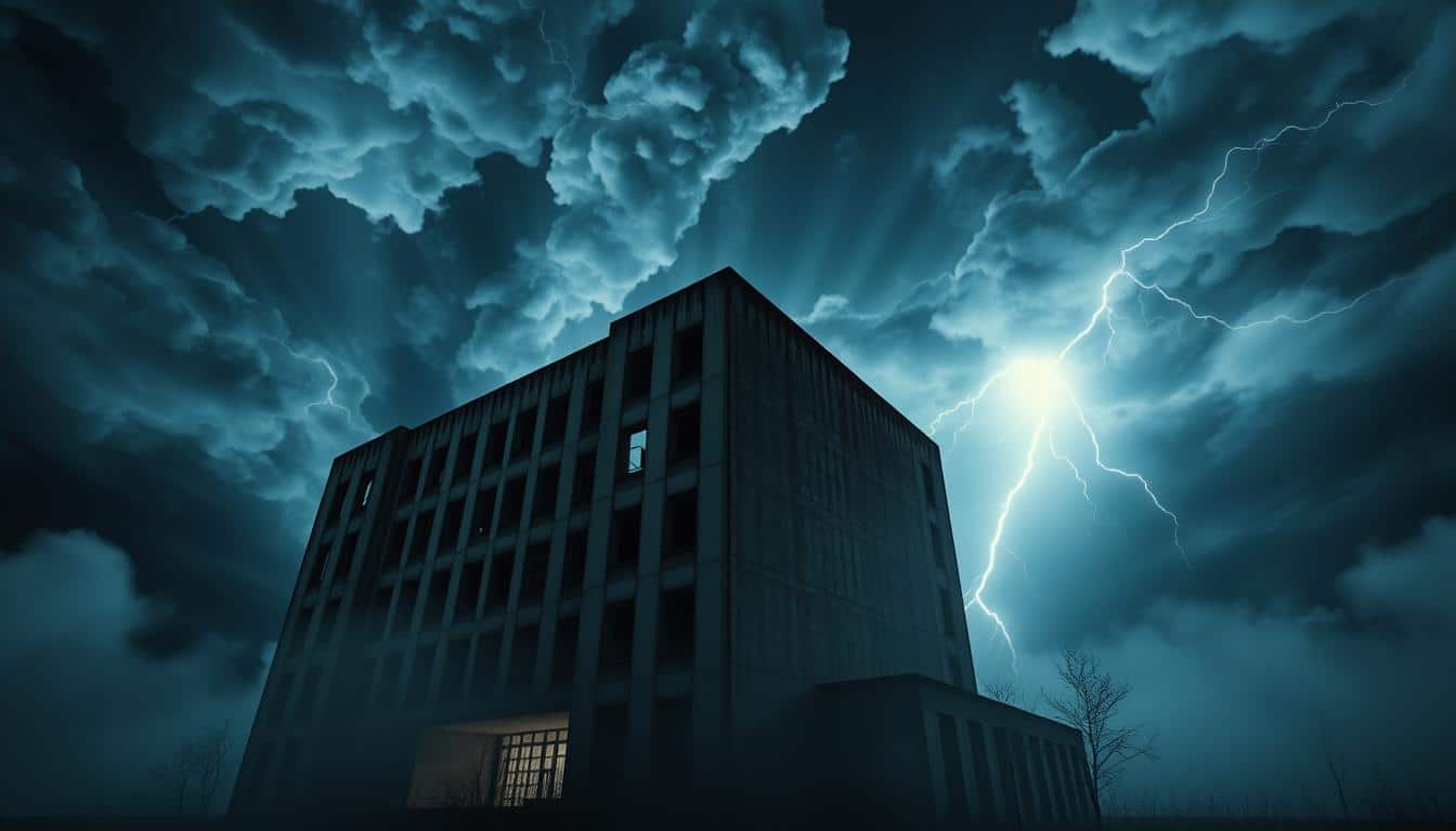 Brutalist architecture in horror narratives