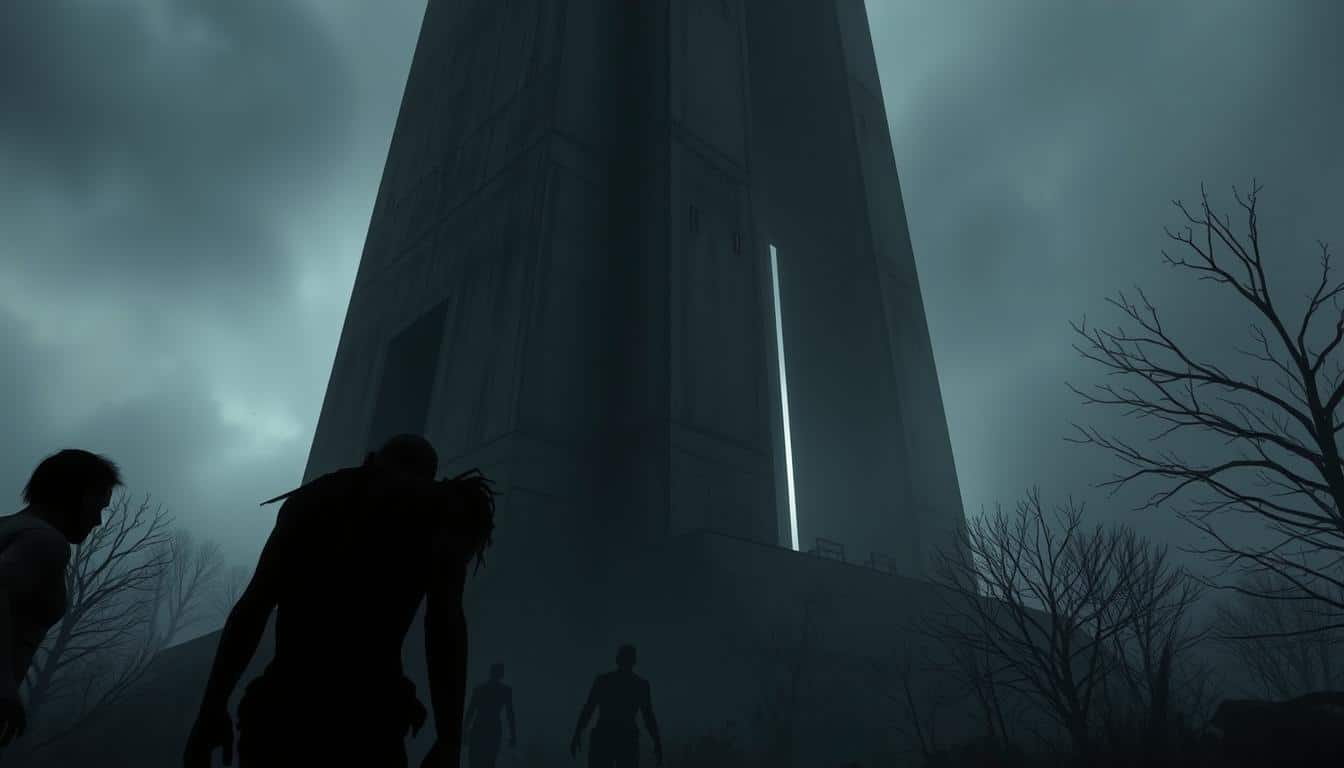 Soviet brutalism in horror game graphics
