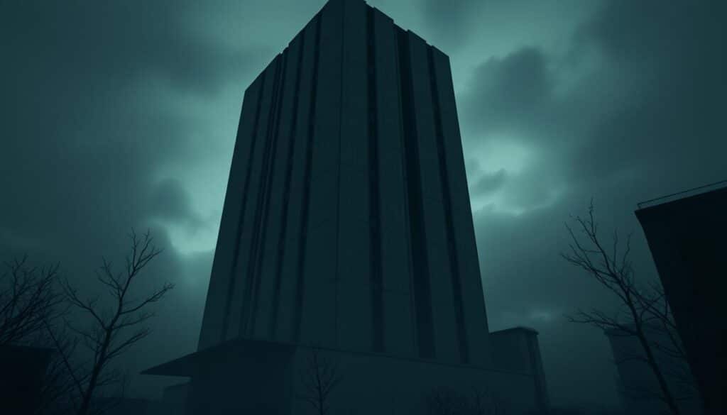 brutalist aesthetic in horror games