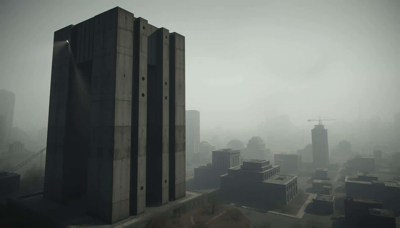 brutalist architecture in video games