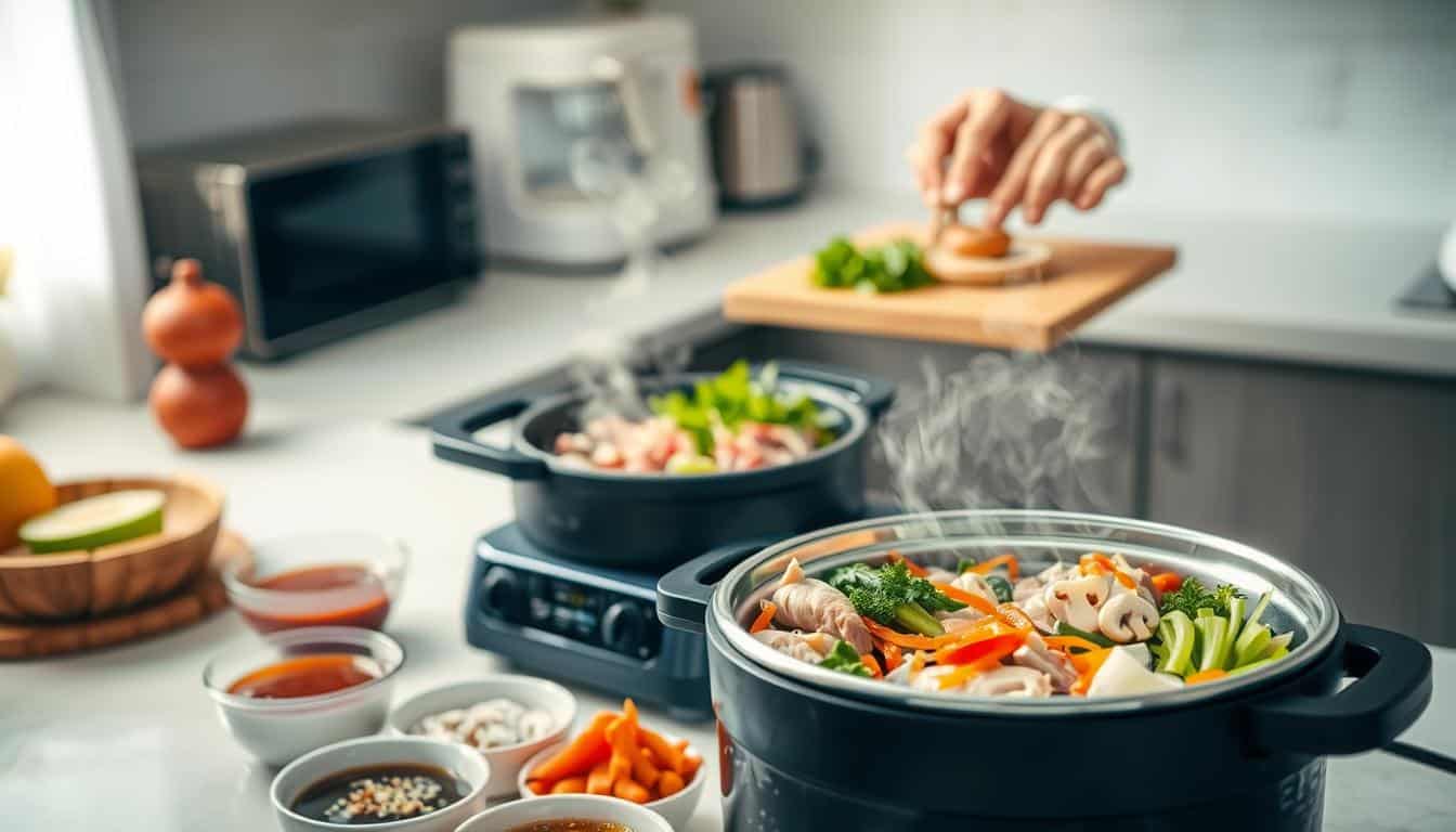 Portable Hot Pot Meals Preparation