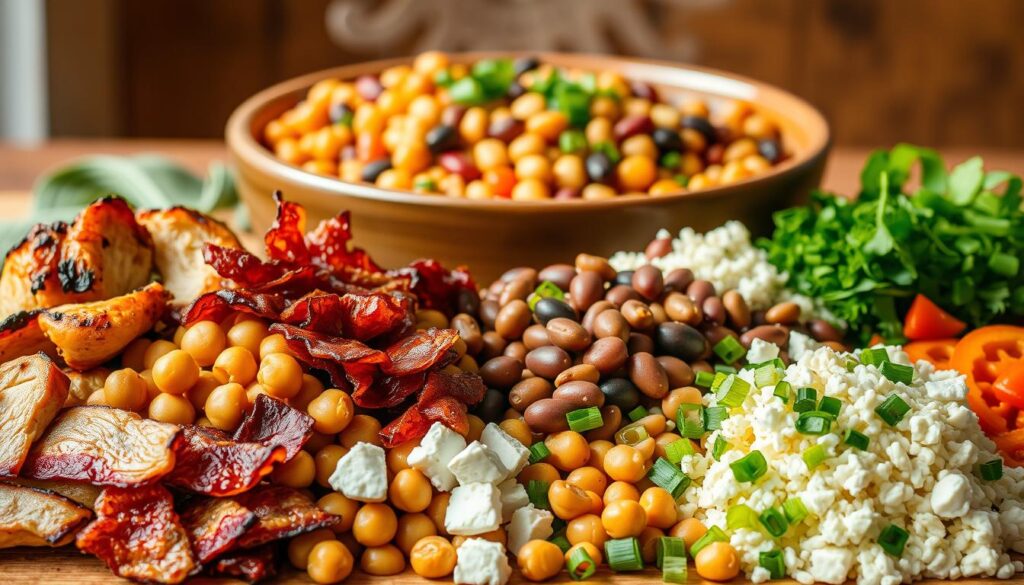 Protein Toppings for Bean Bowls