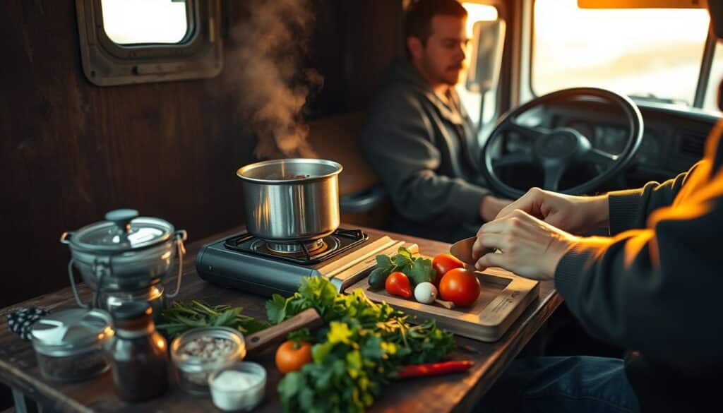 Truck Driver Meal Preparation
