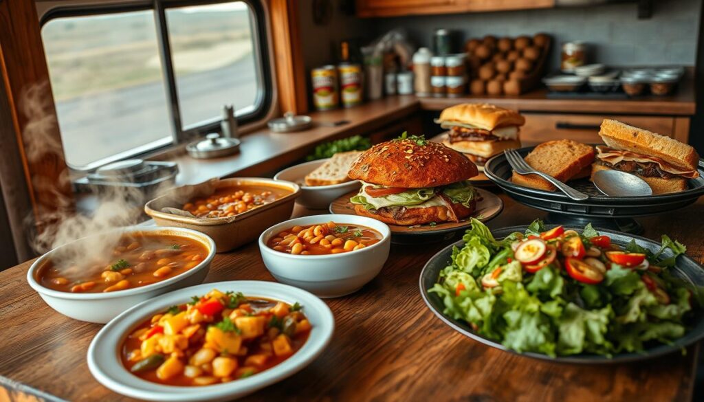 budget trucker meals