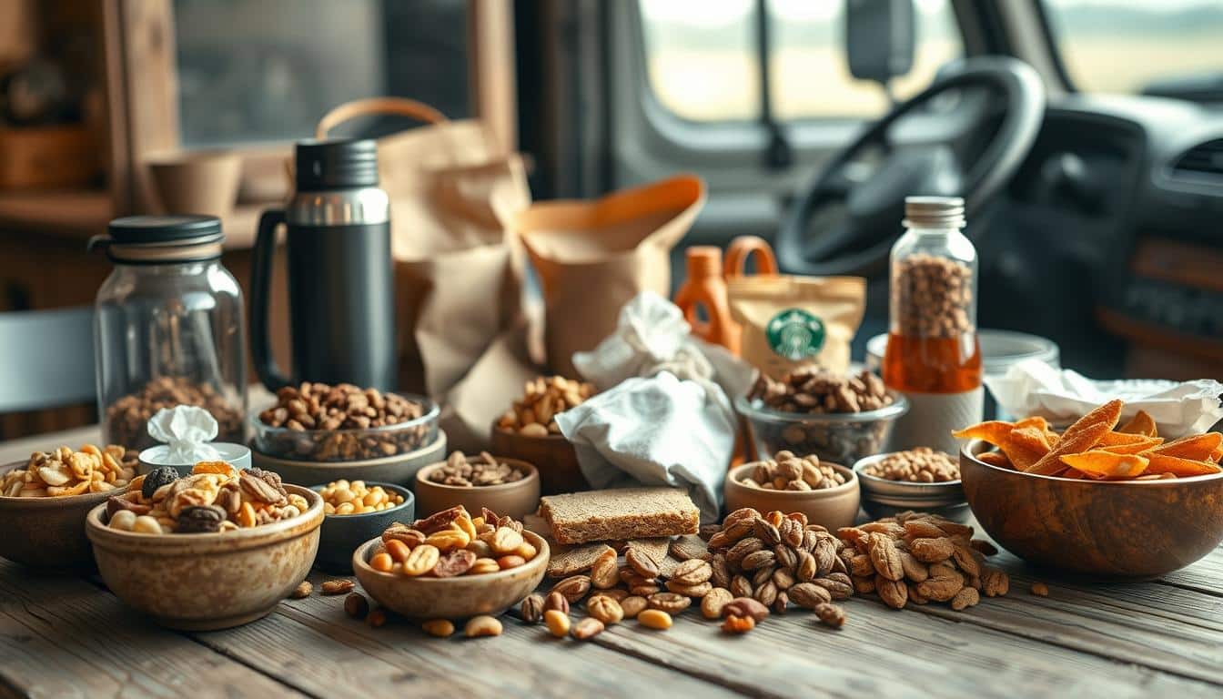 energy-boosting snacks for trucking journeys
