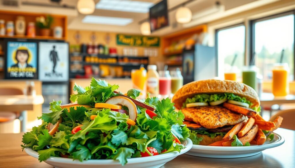 healthy truck stop food