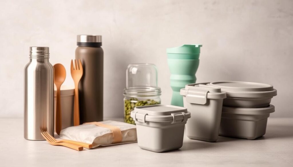 low-waste travel containers