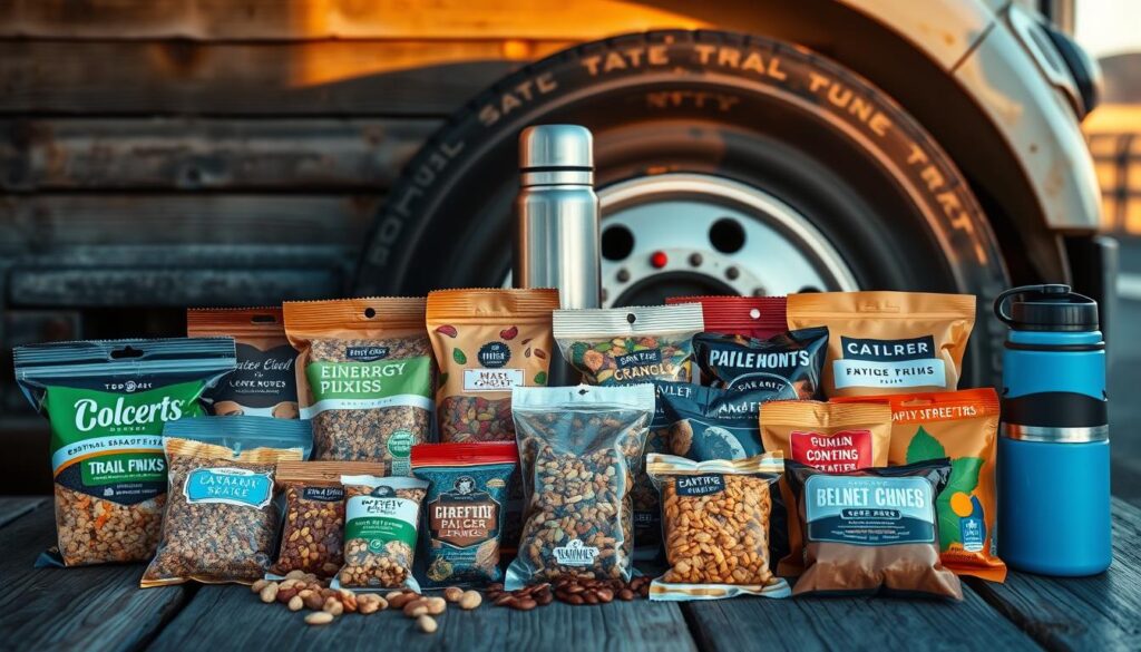 portable snacks for trucking
