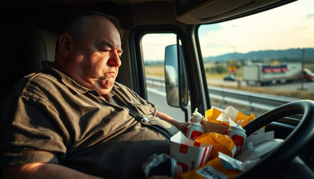 risks of poor nutrition for truck drivers