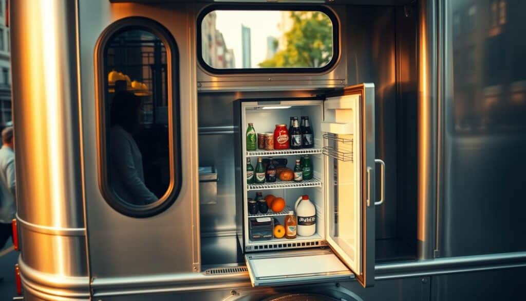 undercounter refrigerator food truck